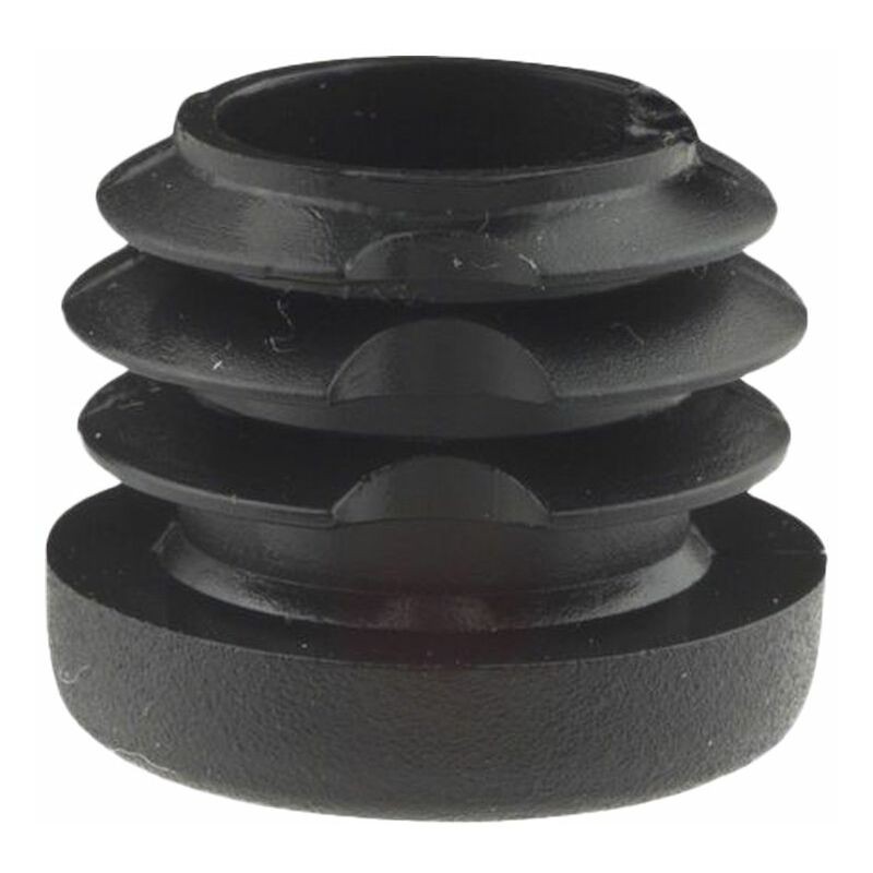 Rundes, Vertieftes Endstück Mit Rippen – A: 20 Mm – B: 6 Mm – Für Rohre Mit Einem Außendurchmesser Von: 30 Mm –