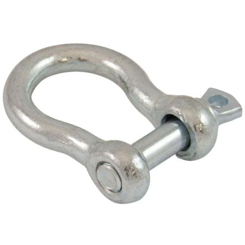 Gewöhnliche Lyra-schäkel, Verzinkter Stahl, 10-mm-bolzen, 5er-packung - Pramac