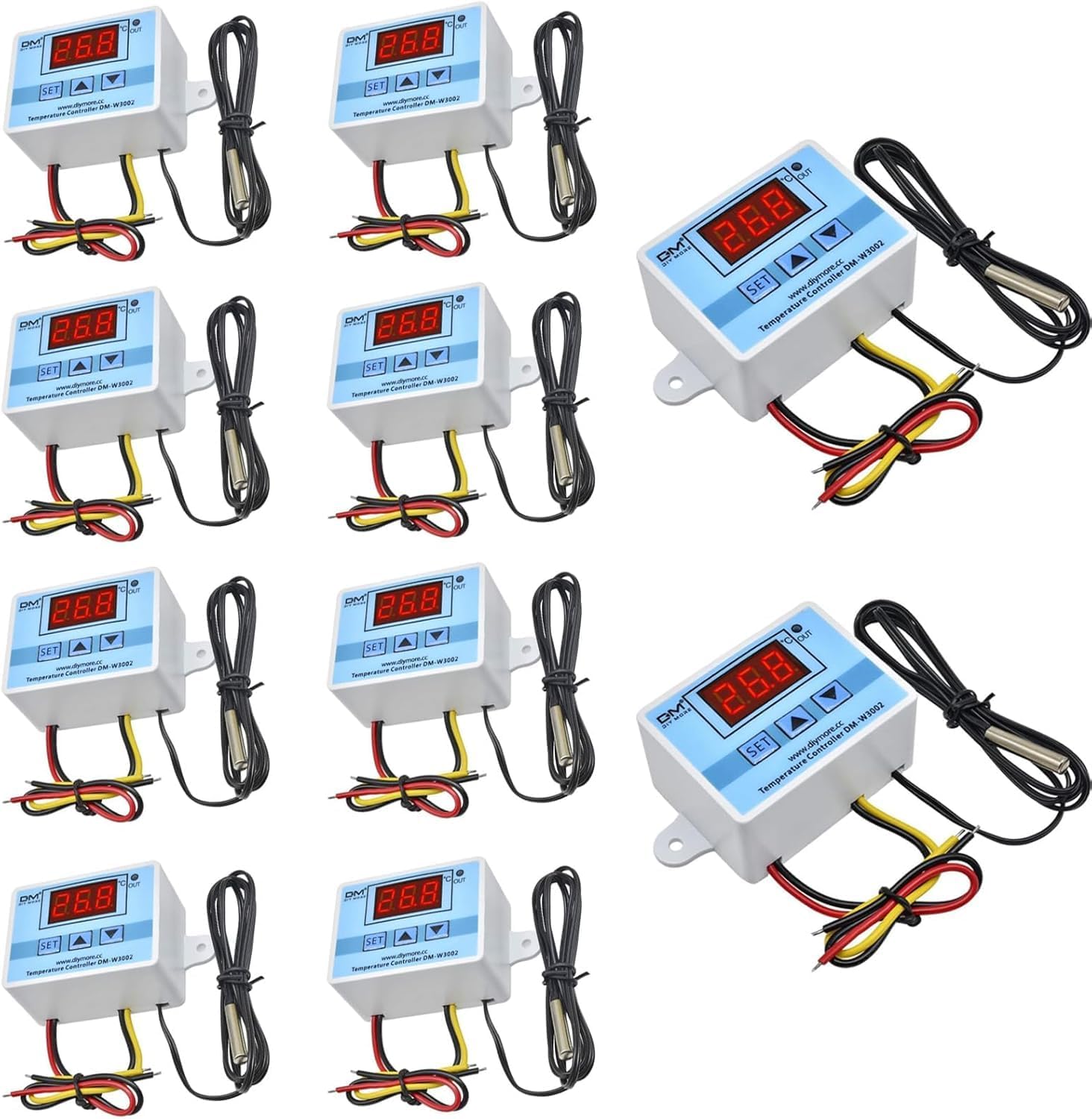 Digitales Thermostatmodul – 10 Stück – 220 V Wechselstrom – Präzise Steuerung – Für Inkubatoren Und Klimaanlagen