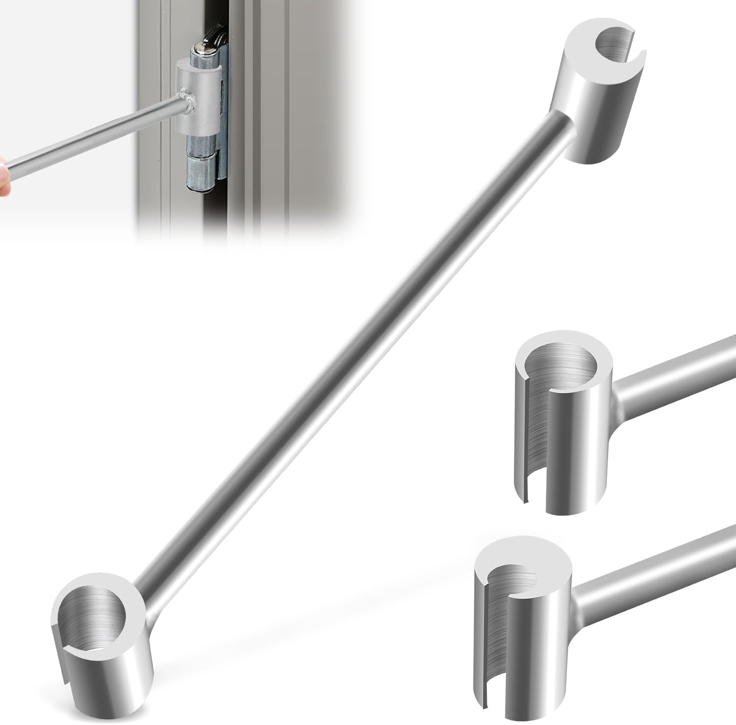 Scharniereinstellschlüssel – 1 Stück – Stahl – Doppelkopf 14–19 Mm – Für Türen Und Schränke – 270 Mm