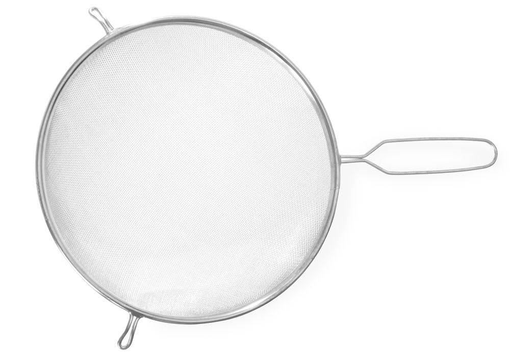 Sieb/abtropfsieb – 1-teilig – Verzinnter Stahl – Schlanker Griff – Profiküche – Ø 250 X 435 Mm