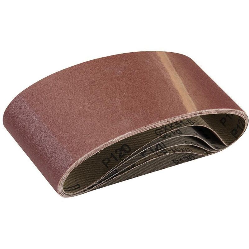 5 Schleifbänder 75 X 457 Mm, Körnung 120, 901495 - 5 Schleifbänder 75 X 457 Mm, Körnung 120, 901495
