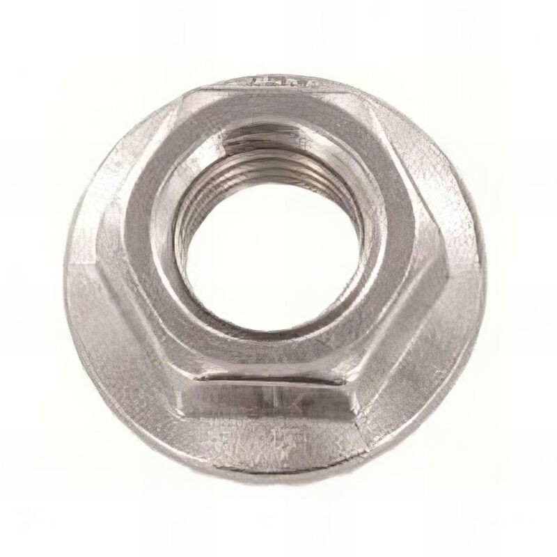 M10 Mm Flanschmutter Mit Verzahnung, Edelstahl A2 – 100 Stück Pro Packung – Embcr10a2