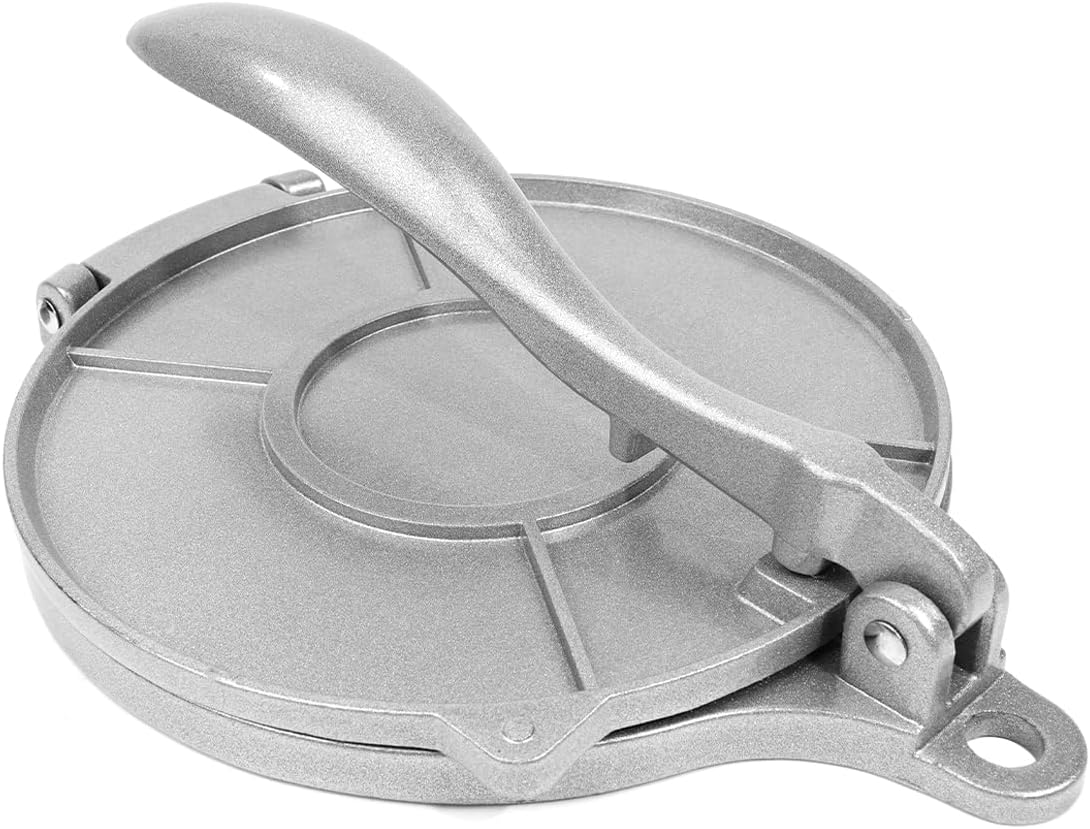 Pizzapresse – 1 Stück – Lebensmittelechtes Aluminium – Drückt Den Teig Gleichmäßig Aus – Für Den Privaten Und Professionellen Einsatz – 20,3 Cm