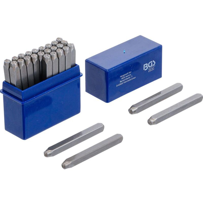 Bgs-buchstabenstempelset Mit 27 Buchstaben – Hier Auswählen: 0,3 Mm