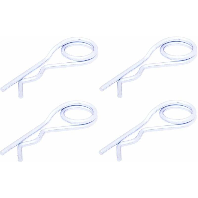 4 X 4 Mm Doppelspiral-beta-stift, Verzinkter Stahl, Für Anhänger, Traktor, Tor, Tür