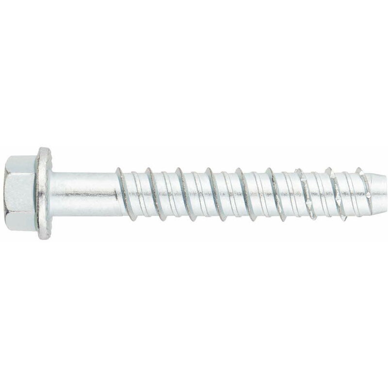 Betonschraube Mit Sechskantkopf – Verzinkt – Ete Option 1-geprüft Ø8 X 80 – 25 Stück Pro Packung