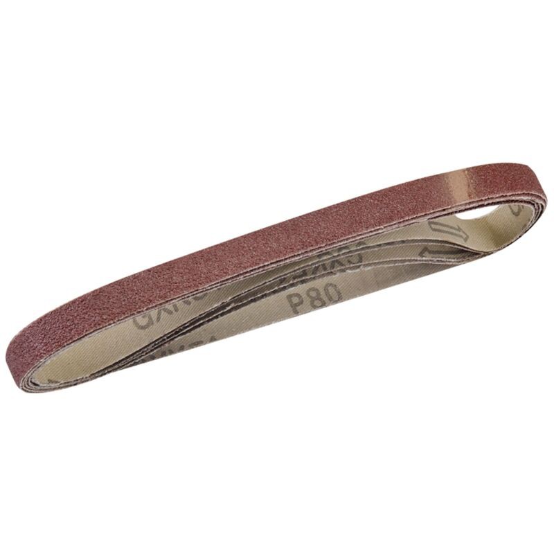 5 Schleifbänder 13 X 457 Mm Körnung 80 740136 - 5 Schleifbänder 13 X 457 Mm Körnung 80 740136
