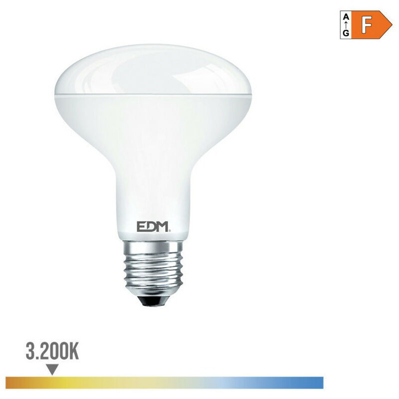 Led-reflektorlampe R80 E27 10w 810lm 3200k Warmweiß Ø7,9x11cm Edm