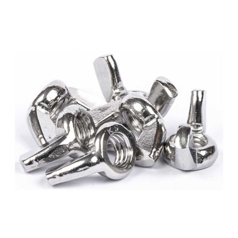 Beutel Mit A4-flügelmuttern Aus Edelstahl (schmetterlingsmuttern) - Beutel Mit A4-flügelmuttern Aus Edelstahl (schmetterlingsmuttern)
