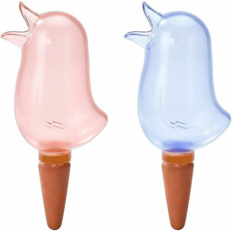 Automatisches Tropfbewässerungssystem – Bird – Für Drinnen Und Draußen – 2-teilig – Rosa Und Blau