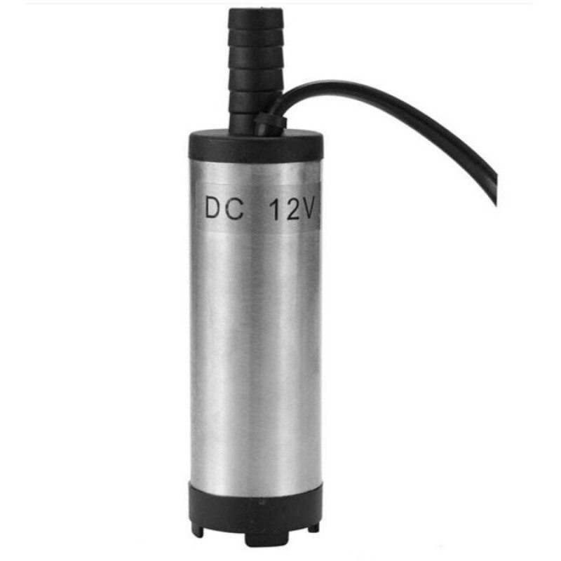 Tauchpumpe – Edelstahl – 12 Liter/min – 8500 U/min – 3 M Schlauch – 12 V Dc – Silber