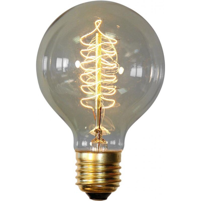 Vintage Edison Glühbirne - Transparente Spirale