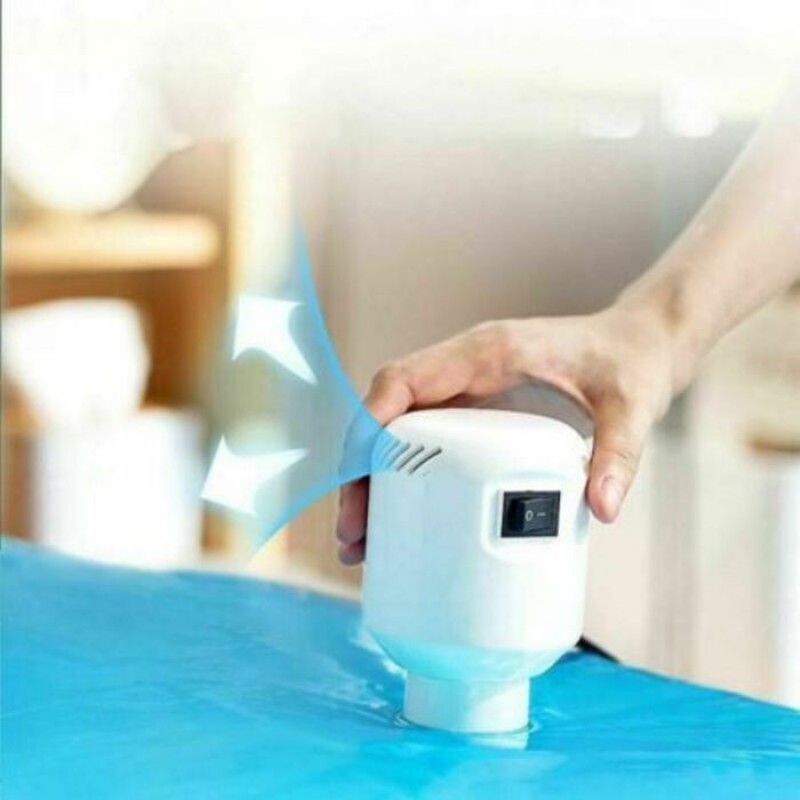 Elektrische Vakuumpumpe Zur Aufbewahrung Von Kleidung Zu Hause Und Auf Reisen Sorgt Für Optimale Luftdichte Versiegelung Von Taschen.