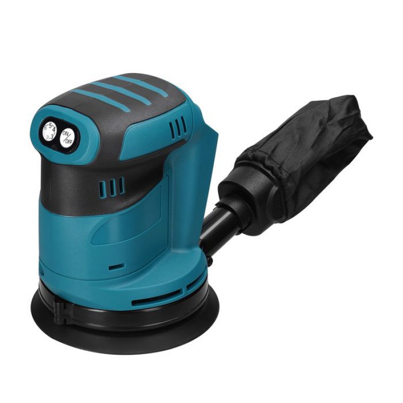 Shi 125mm Akku-exzenterschleifer - Bürstenloser Motor Vom Typ Makita - 6 Geschwindigkeiten - Gerät Ohne Akku Und Ladegerät