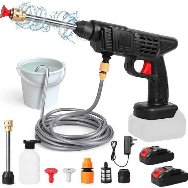 Hochdruckreiniger – Tragbares 24-v-modell – 240 L/h – 200 W – Zubehör Inklusive