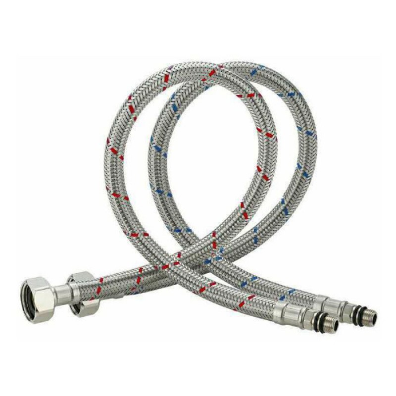 Flexibler Edelstahl-anschlussschlauch Für Warm- Und Kaltwasser, 60 Cm Küchenarmatur