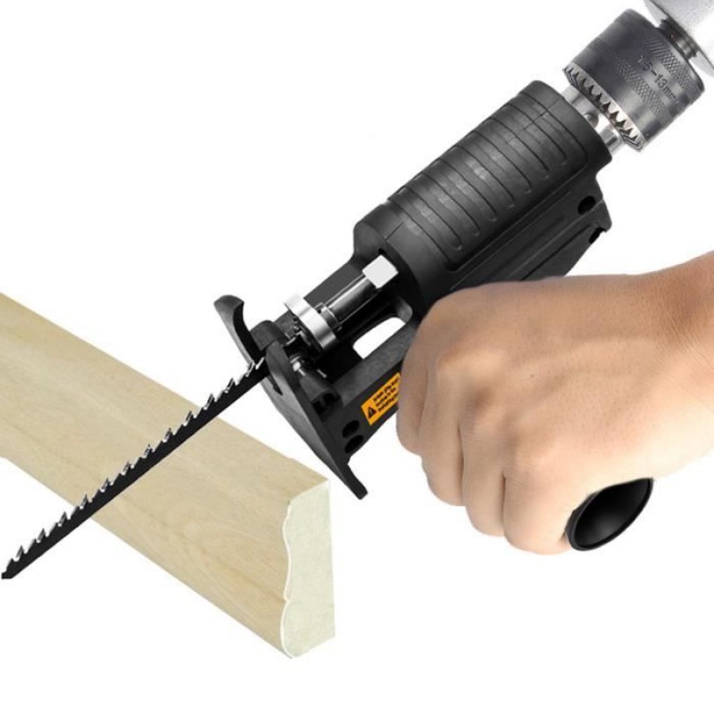 Elektrische Bohrmaschine Zu Einer Elektrischen Säge Umgebaut, Adapter Für Säbelsägen, Elektrische Bohrmaschine Für S