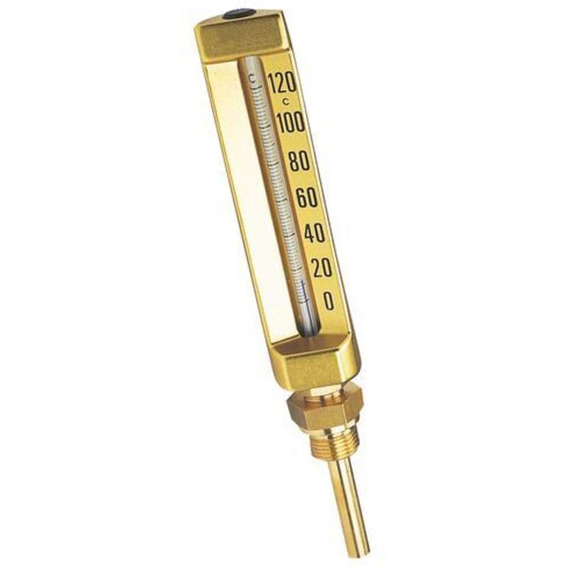 Stehthermometer Mit Aluminiumgehäuse Für Erhitzung 0-120°c, Cl=100 - Stehthermometer Mit Aluminiumgehäuse Für Erhitzung 0-120°c, Cl=100