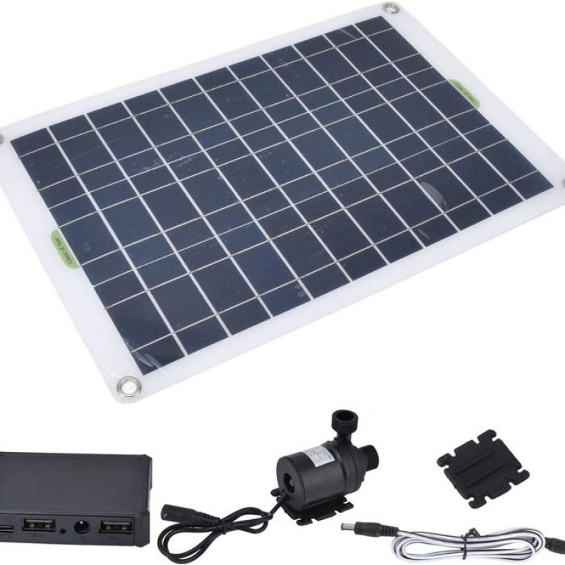 Leise 12v 50w Wasserpumpe Aus Robustem Silikon – Solarset Für Garten, Camping Und Auto