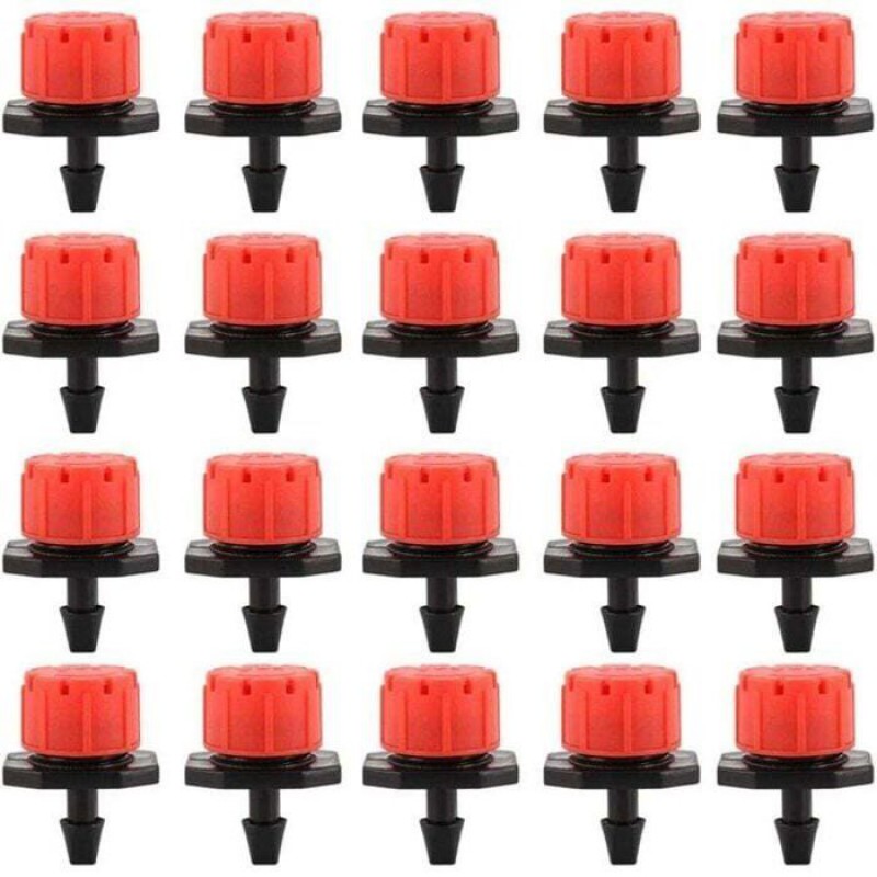 100 Tropfbewässerungsemitter – 360° Verstellbare Düsen Für Rasenflächen Und Gewächshäuser.