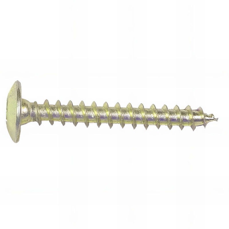 25 Schrauben Zur Befestigung Von Holzjalousienbändern – Torx-kopf T30, 14 Mm Durchmesser – 6 X 40 Mm – Gelb Verzinkt