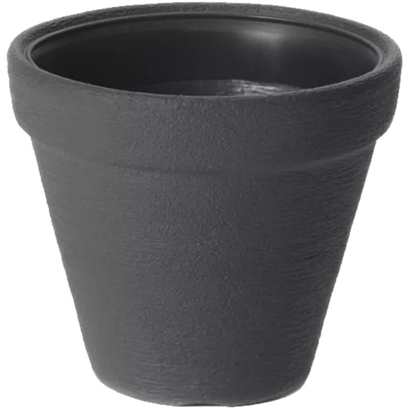 Klassischer Runder Blumentopf Dbc40 In Anthrazit - Klassischer Runder Blumentopf Dbc40 In Anthrazit