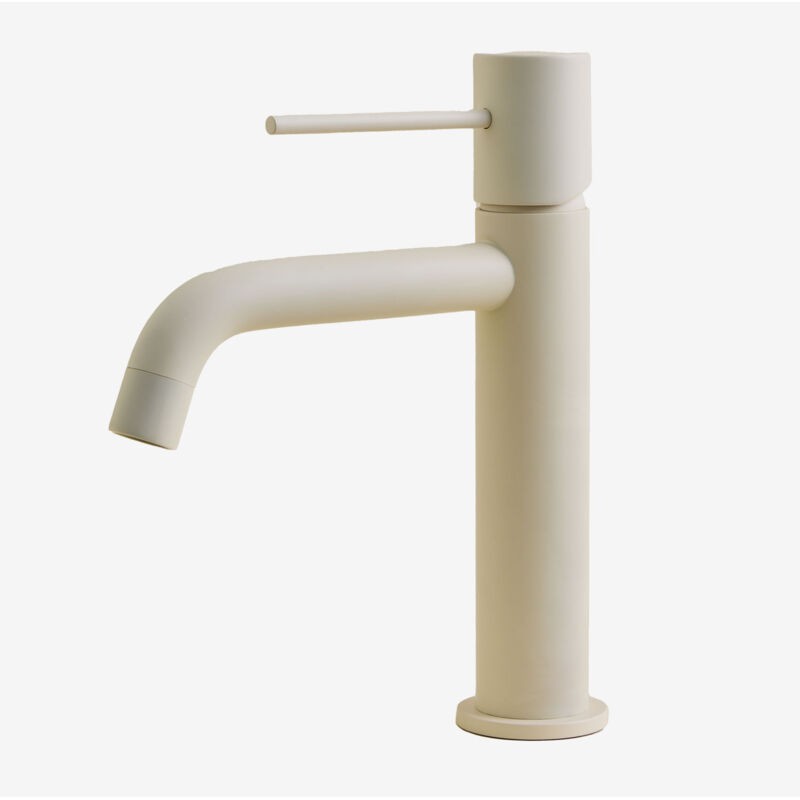 Orveta Waschtischarmatur Aus Messing, Tapioka-beige, ↑20 Cm