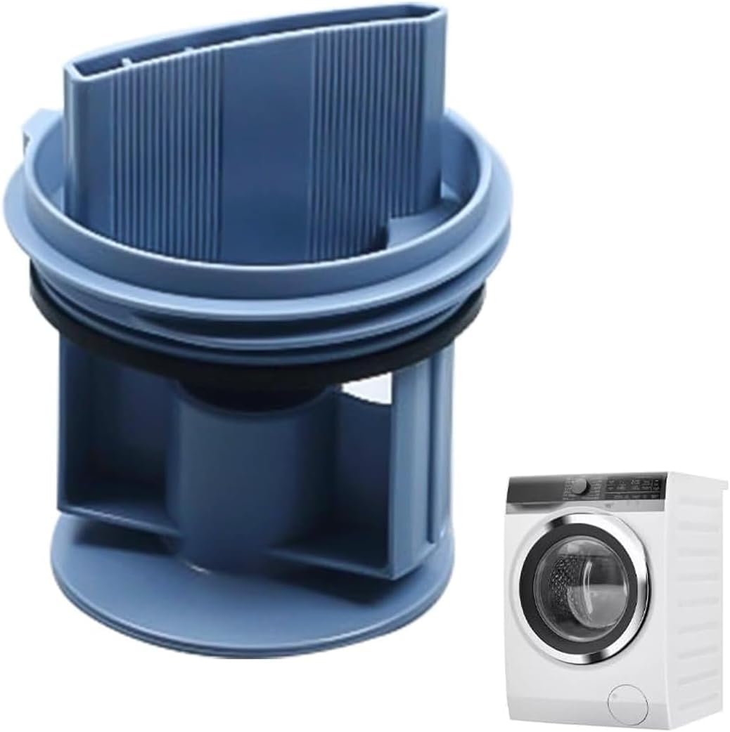 Flusenfilter – 1 Stück – Kunststoff – Für Ablaufpumpe – Bosch Siemens Waschmaschine – Blau