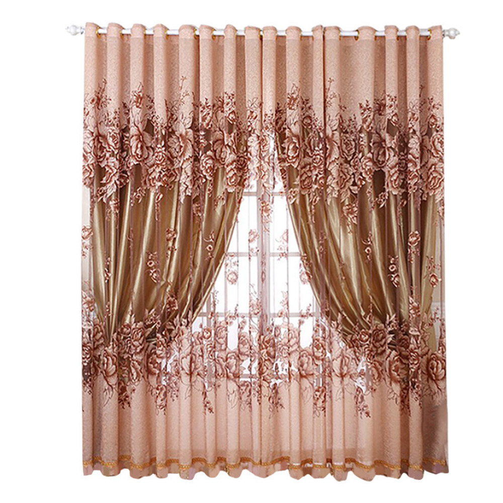Verdunkelnder Polyester-türvorhang Für Schlaf- Und Wohnzimmer (braun) - Verdunkelnder Polyester-türvorhang Für Schlaf- Und Wohnzimmer (braun)