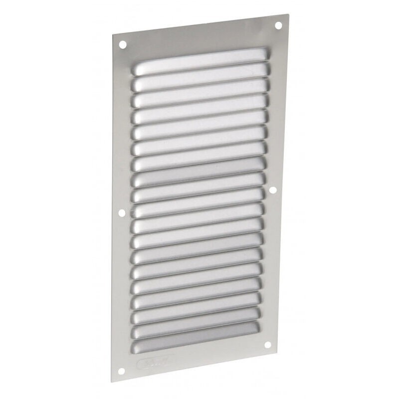 Grau Eloxiertes Aluminium Mit Einem 20x10 Vertikalen Rechteckigen Moskitonetz - Grau Eloxiertes Aluminium Mit Einem 20x10 Vertikalen Rechteckigen Moskitonetz