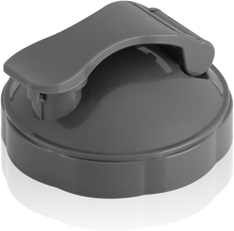 Klappdeckel Für Standmixer – 1 Stück – Grau – Bpa-freies Pp – Inklusive Auslaufsicherer Dichtung – Kompatibel Mit Blender 900