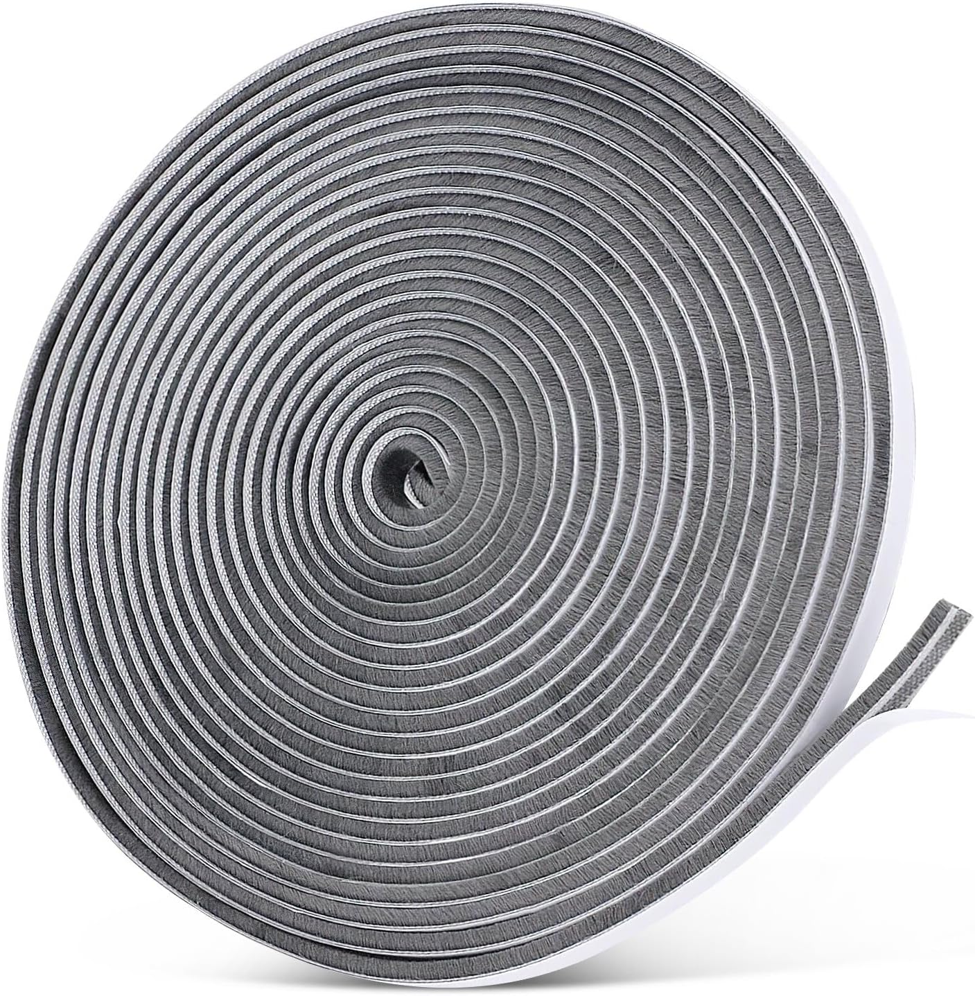 Bürstendichtung – 10 M – Graues Polyester – Staubdichter Klebstoff – Für Schiebetüren Und Fenster – 9 X 23 Mm