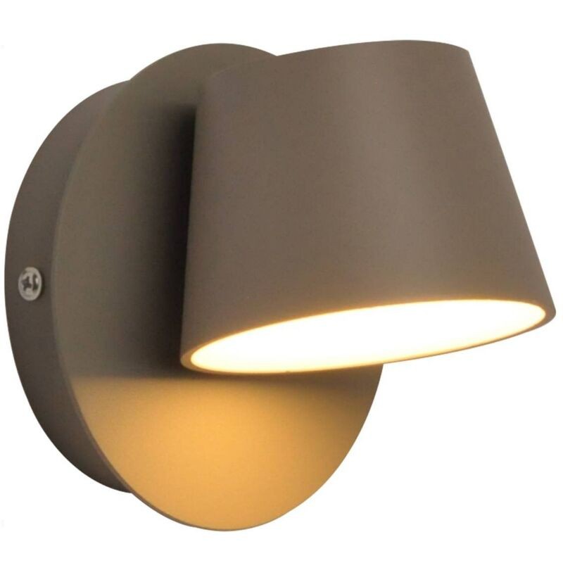 6-w-led-wandleuchte „kop“ – Grau
