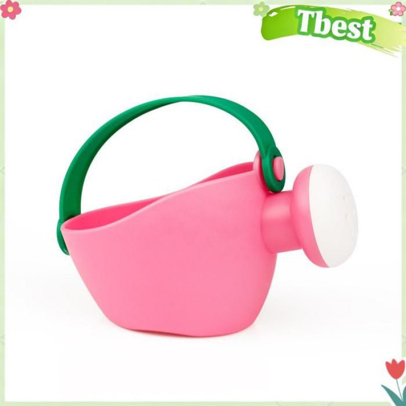 Tbest Kinder-gartengießkanne, Gießkanne Für Kinder, Gartengießtöpfe, Kleines Bettdekorationsspielzeug, Rosa Und Grün