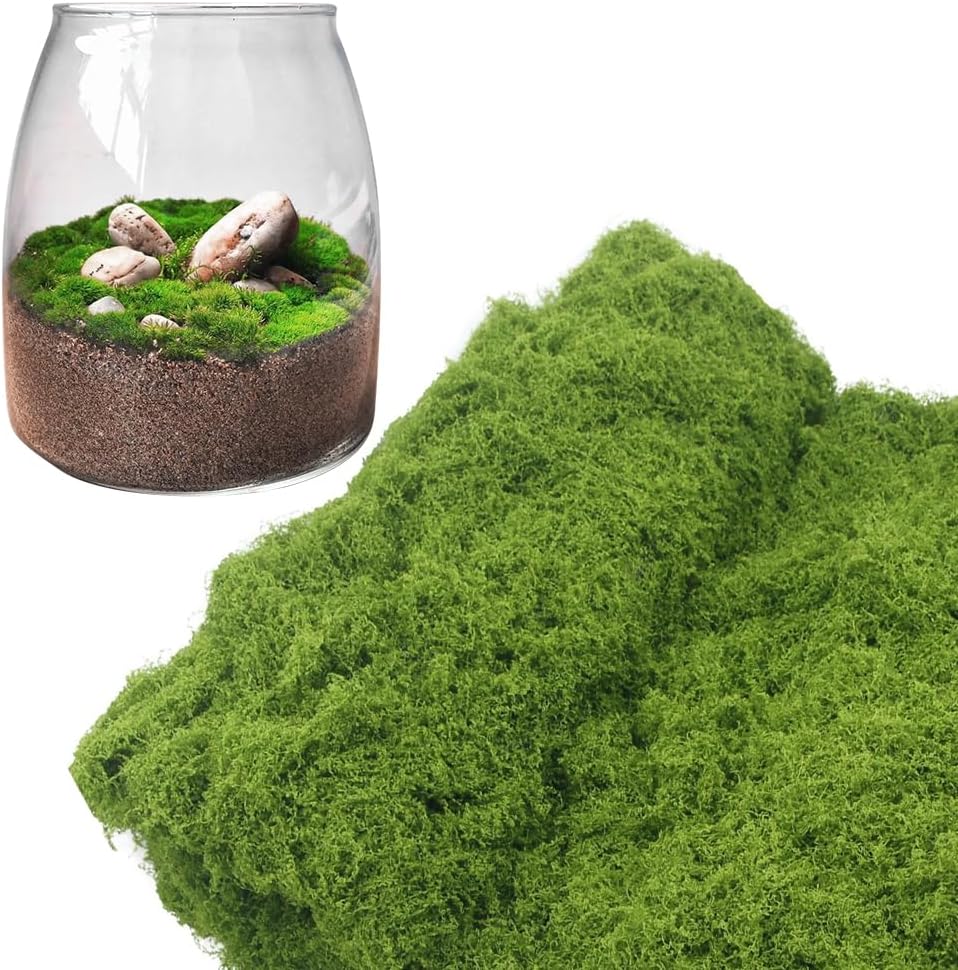 Künstliches Moos – 1 Stück – Nylon – Dekoration Für Drinnen Und Draußen – Garten, Hochzeit, Weihnachten – 100 X 100 Cm, Grün