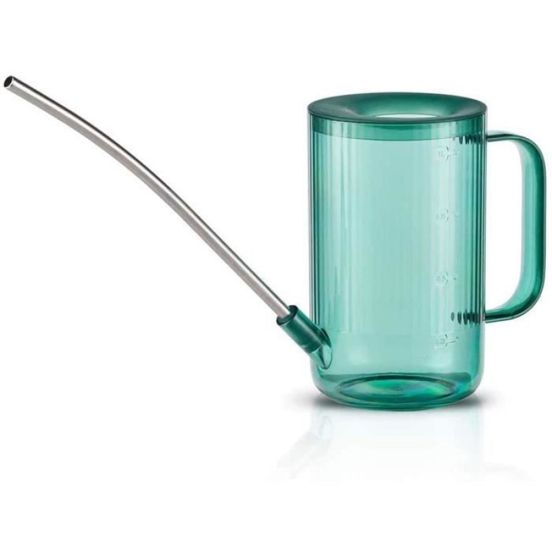 Gießkanne – Grün – Langer, Abnehmbarer Ausguss – Ergonomisch – Edelstahl – 1 L