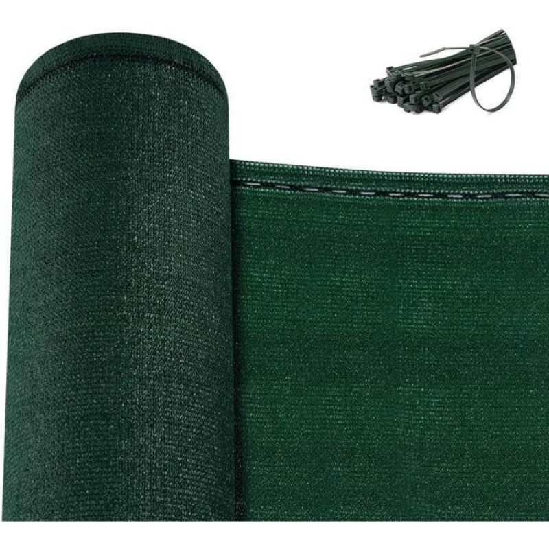 Sichtschutz Für Garten Und Balkon, 1,5 X 10 M, Aus 180 G/m² Hdpe, Wind- Und Sonnenschutz, Grün W0uett0080