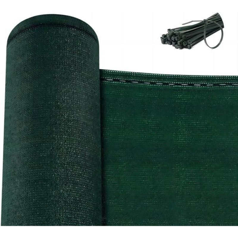 Sichtschutz Für Garten Und Balkon, 1,5 X 6 M, Aus 180 G/m² Hdpe, Wind- Und Sonnenschutz, Grün W0uett0079