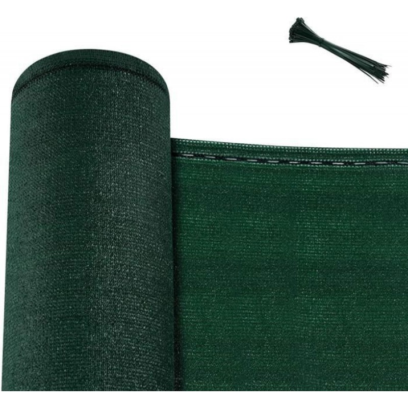 Sichtschutz Für Garten, 1,2 X 10 M, Balkon-sichtschutzzaun, 180 G/m² Hdpe, Wind- Und Sonnenschutz, Grün W0uett0075