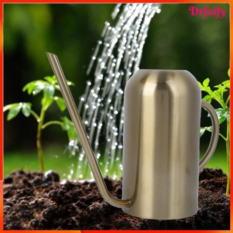 Gießkanne – 1,5 L – Langer Ausguss – Edelstahl – Ergonomischer Griff