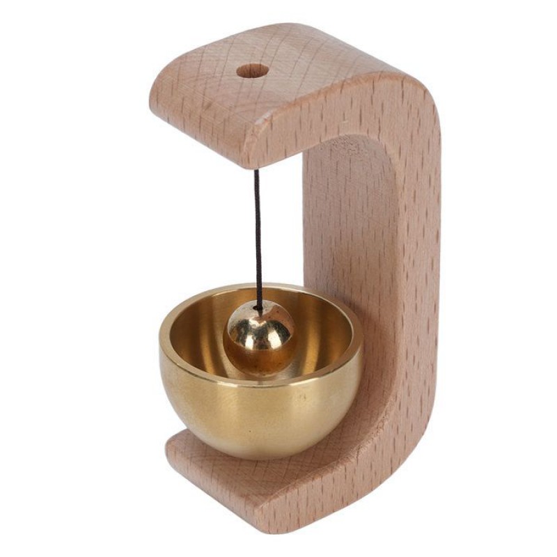 Türklingel Für Ladenbesitzer Zum Öffnen Von Türen. Diy-türklingel Aus Holz Und Messing Zum Aufhängen.