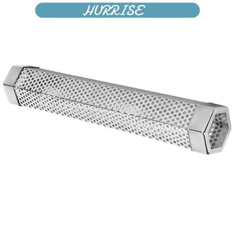 Lbjfyhjn 12 Zoll Edelstahl-räucherrohr, Rautenförmig, Edelstahl-pellet-räucherrohr, Küchengerät, Drehspieß