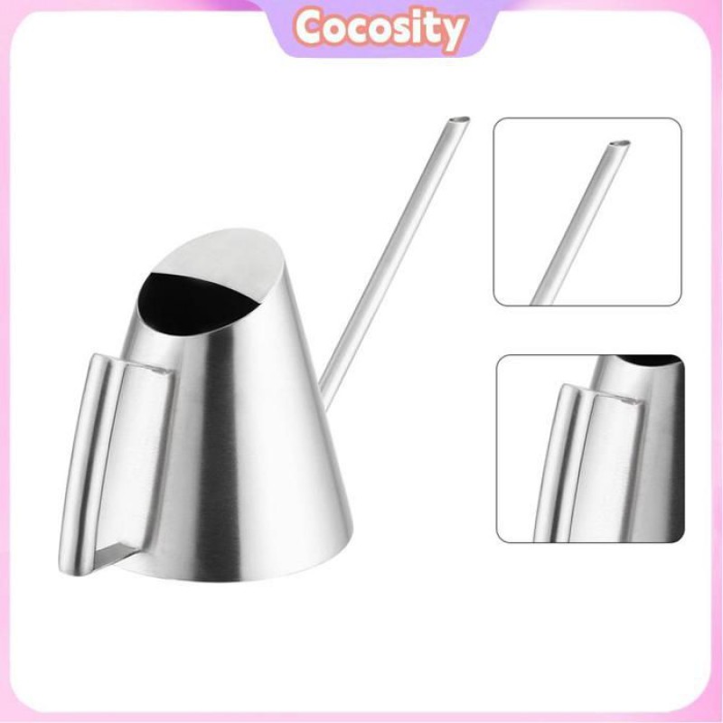 Cocosity Edelstahl-gießkanne, 400 Ml Mini-edelstahl-gießkanne Für Pflanzen, Für Den Garten