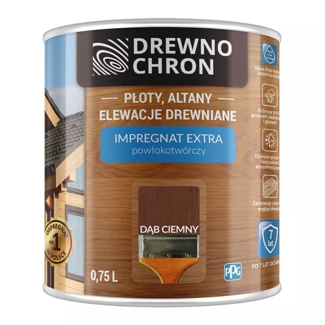 Drewnochron Filmbildende Imprägnierung Dunkle Eiche 2,5l - 5imdr.dąc2,5