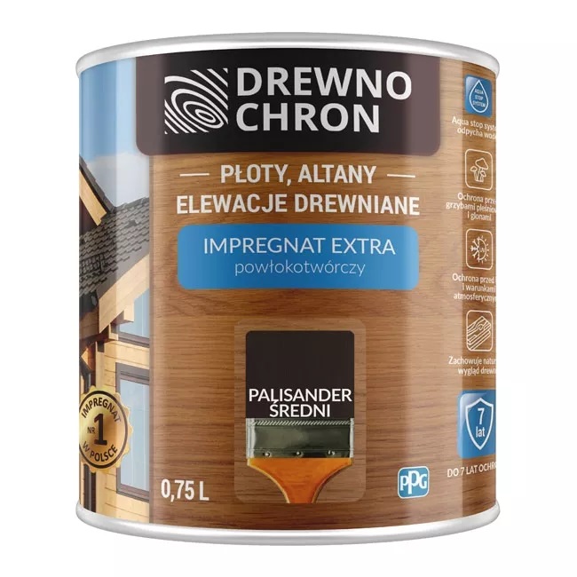 Drewnochron Filmbildende Imprägnierung Mittel Palisander 9l - 5imdr.paś9.0