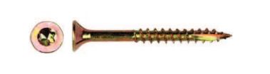 Holzschraube Gelb Verzinkt Na Torx 3,525mm T15 - 2.0 Sto - 510 3,525