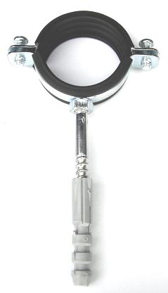 Einzelrohrhalter Mit Schalldämpfer 1'' - Upt 1