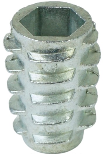 Verzinkte Innensechskantmutter M818mm - M-8 Einschraubmutter