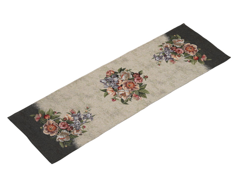 Tischläufer Aus Wandteppichstoff 38x100 "bouquet